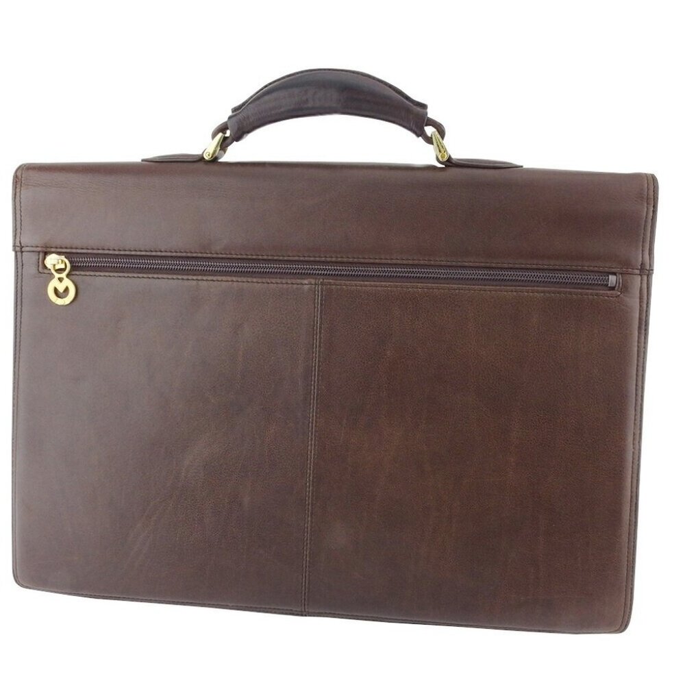 mila schon Business bag Brown gold Women Authentic secondhand